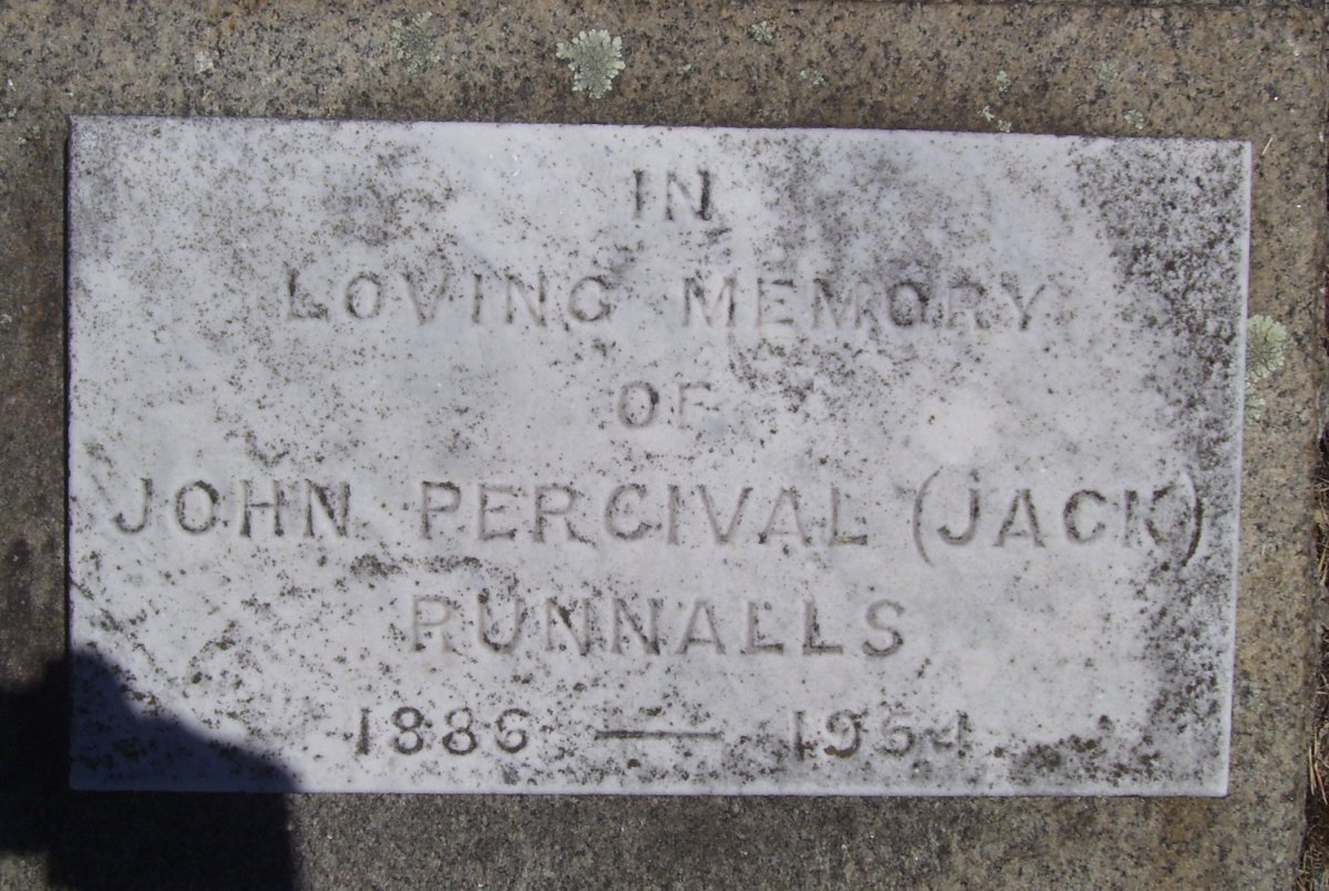 RUNNALLS John Percival 1886-1954