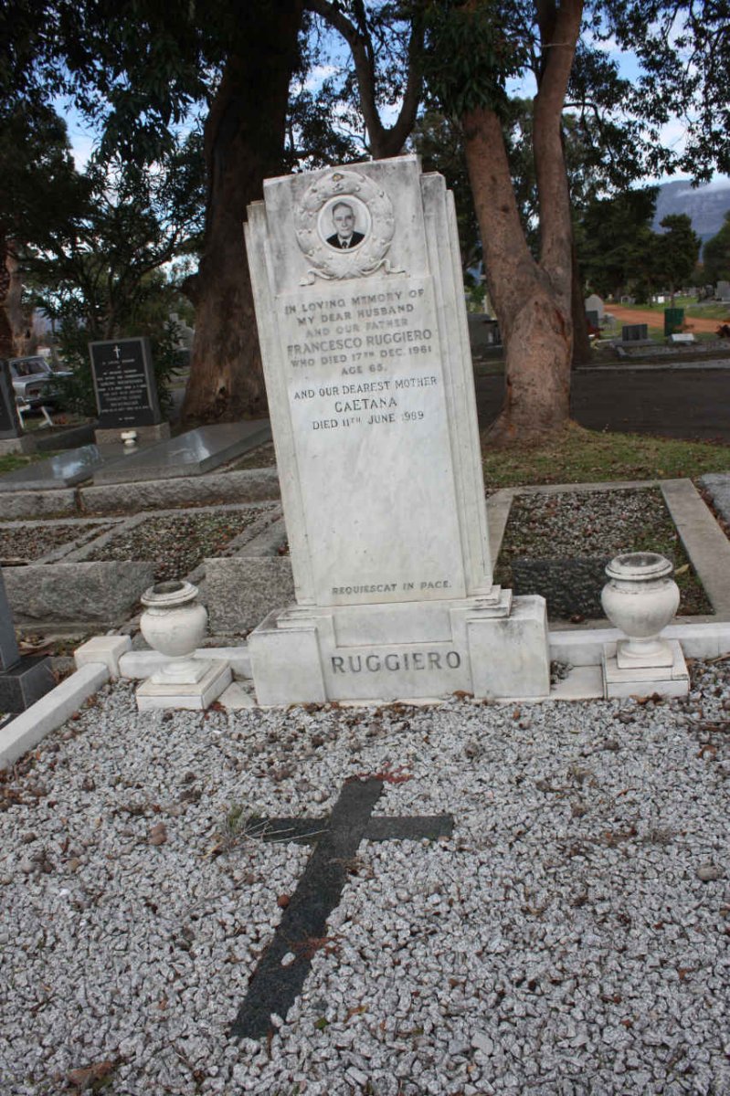 RUGGIERO Francesco -1961 &amp; Gaetana -1989
