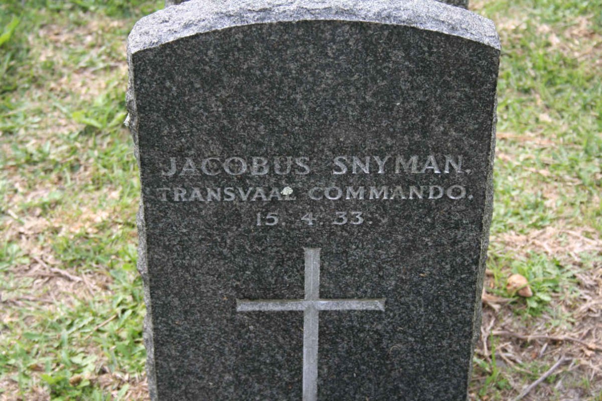 SNYMAN Jacobus -1933