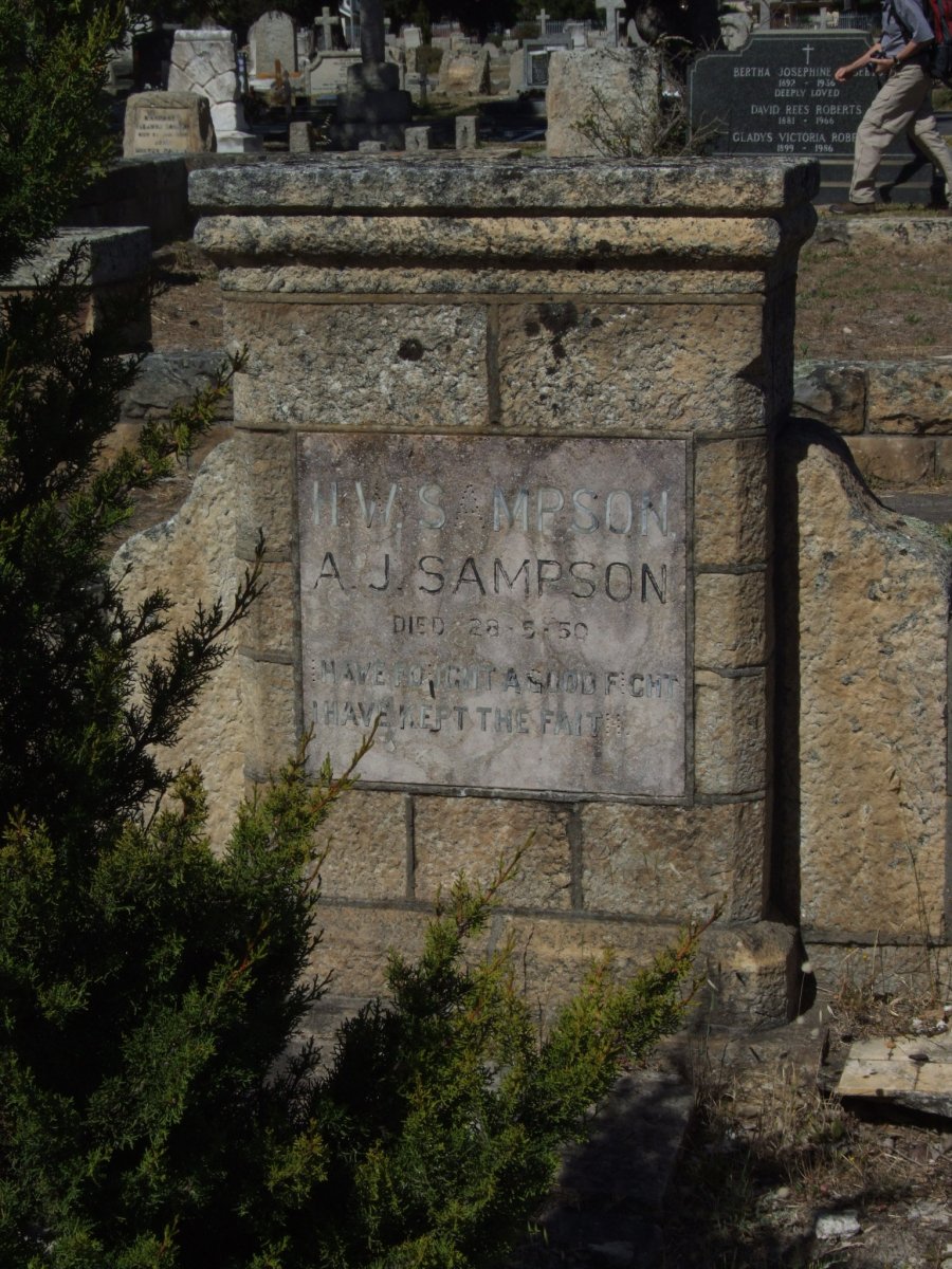 SAMPSON H.W. -1950 :: SAMPSON A.J. 