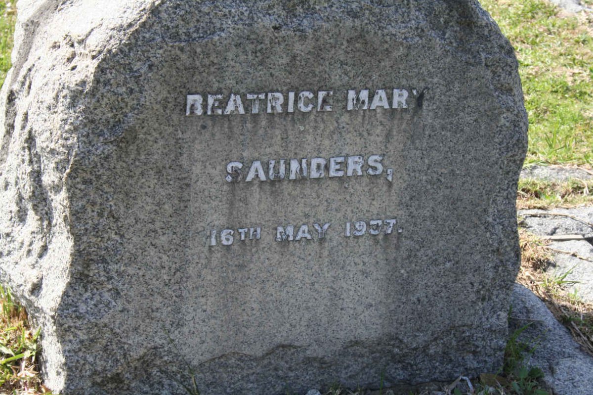 SAUNDERS Beatrice Mary -1937