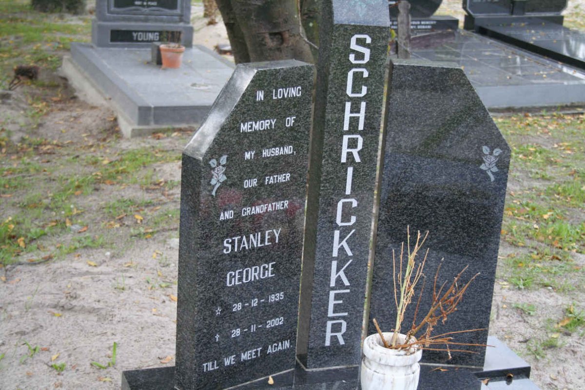 SCHRICKKER Stanley George 1935-2002