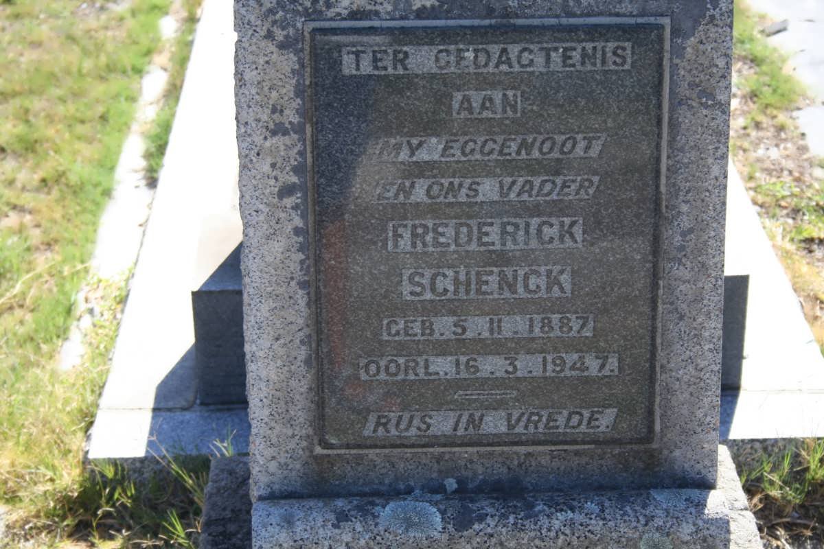 SCHENCK Frederick 1887-1947