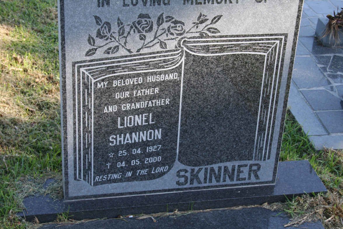 SKINNER Lionel Shannon 1927-2000