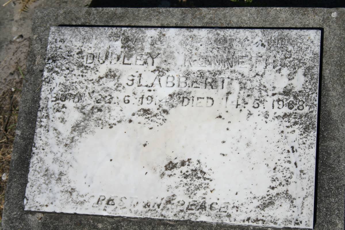 SLABBERT Dudley Kenneth 1914-1968
