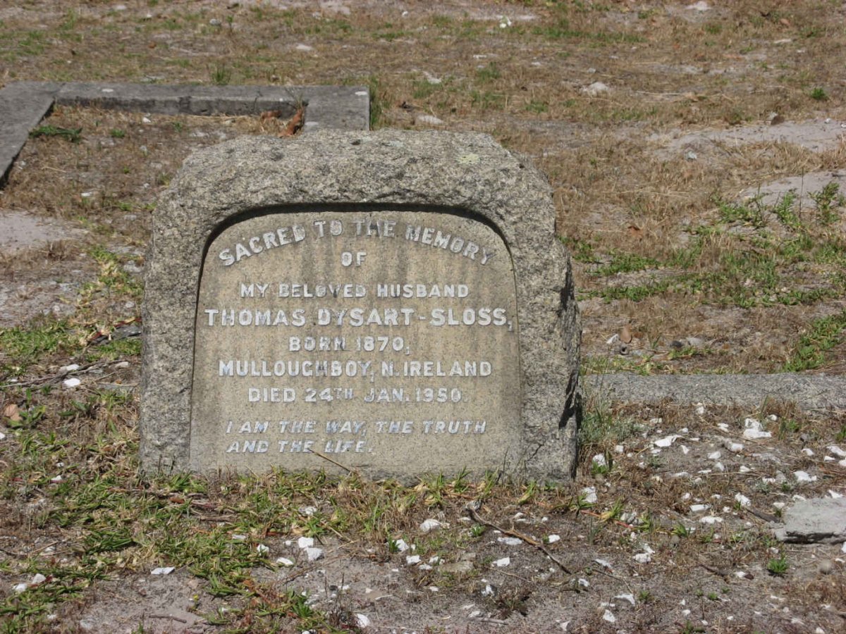SLOSS Thomas, DYSART 1870-1950