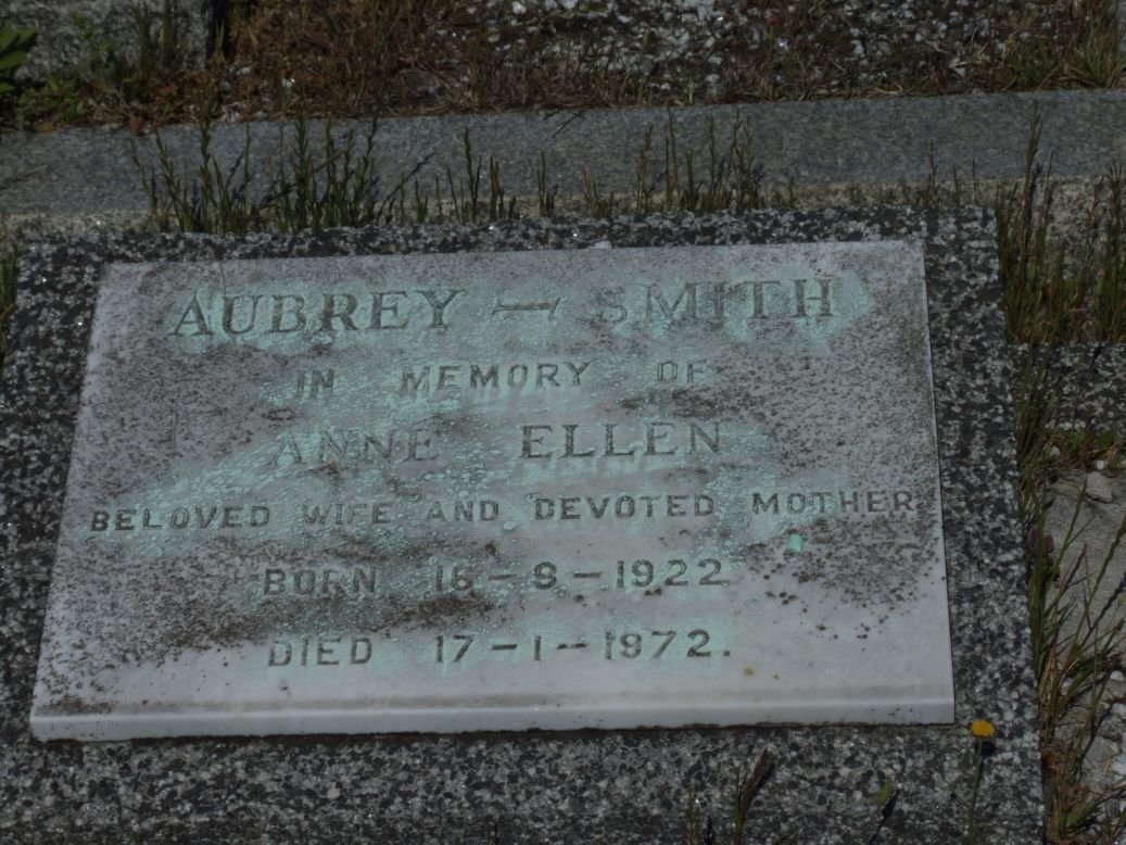 SMITH Anne Ellen, AUBREY 1922-1972