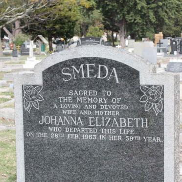 SMEDA Johanna Elizabeth -1963