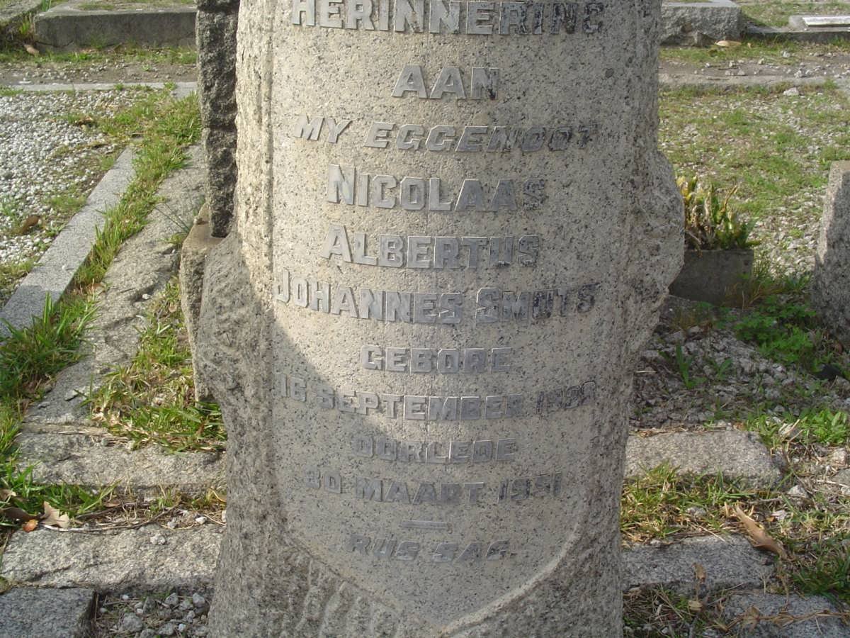 SMUTS Nicolaas Albertus Johannes 1895-1951