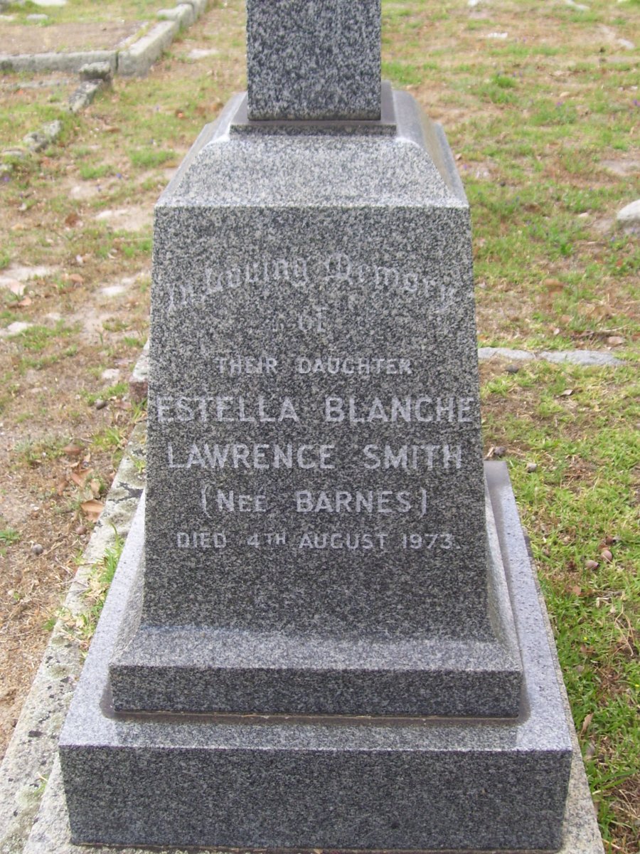 SMITH Estella Blanche, LAWRENCE nee BARNES -1973