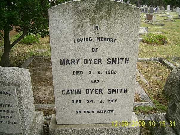 SMITH Gavin, DYER -1969 &amp; Mary -196?