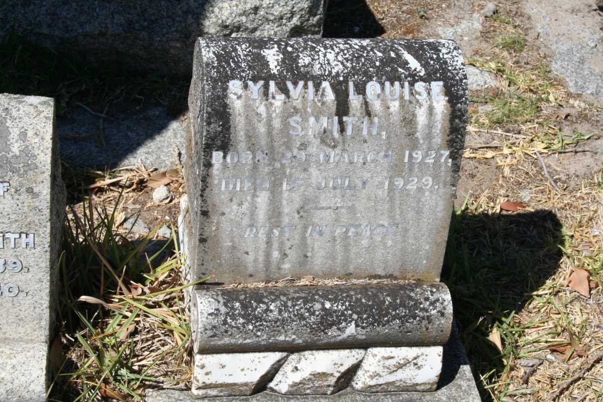 SMITH Sylvia Louise 1927-1929