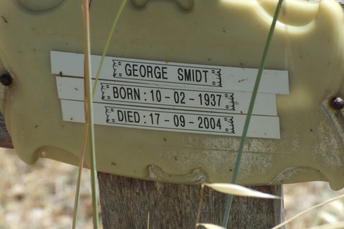 SMIDT George 1937-2004