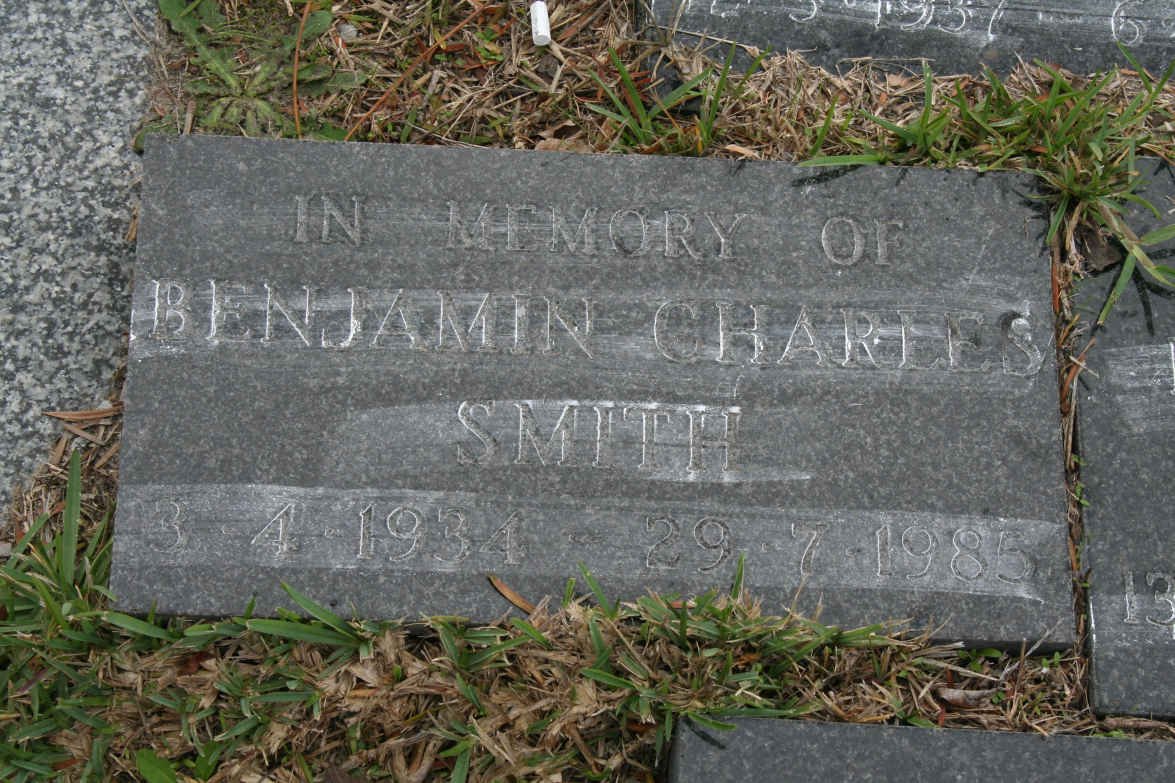 SMITH Benjamin Charles 1934-1985