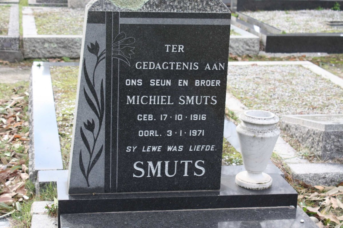 SMUTS Michiel 1916-1971