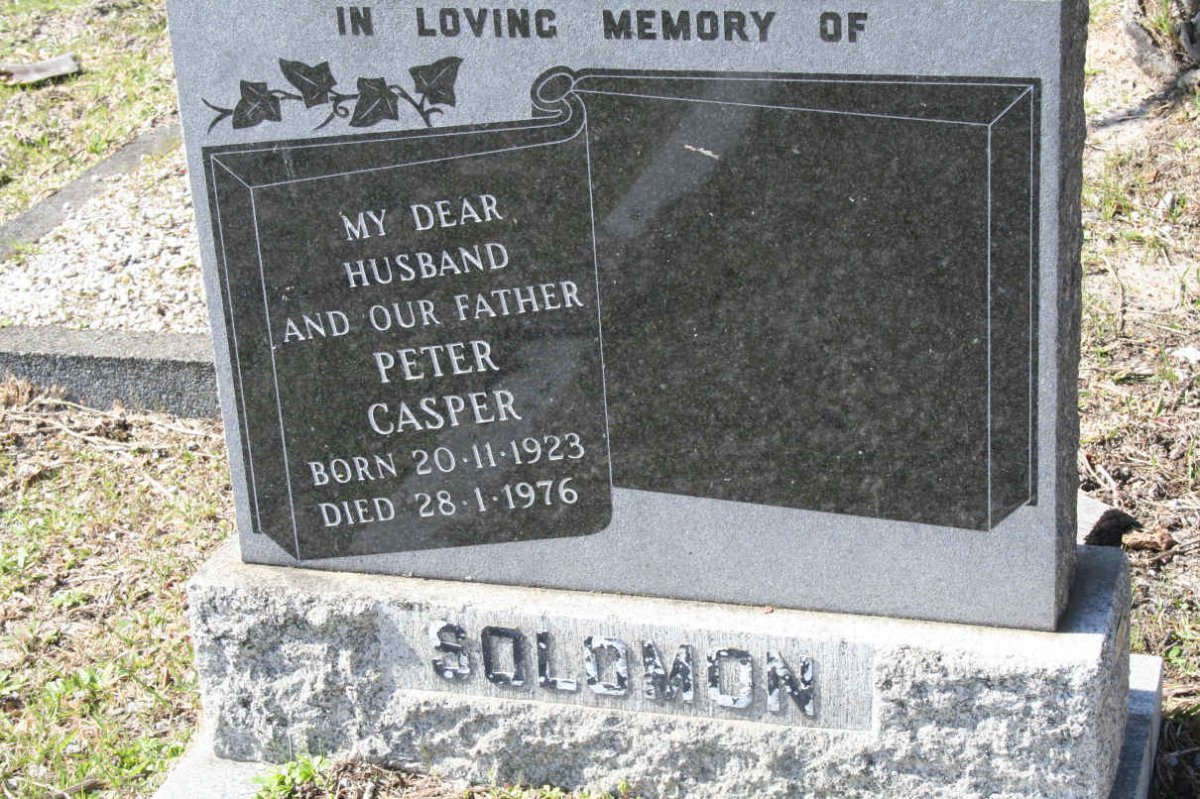 SOLOMON Peter Casper 1923-1976