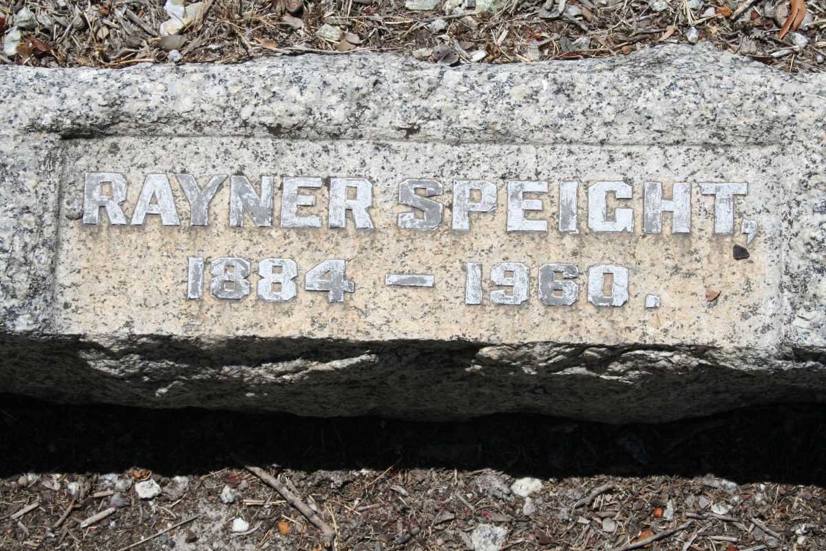 SPEIGHT Rayner 1884-1960