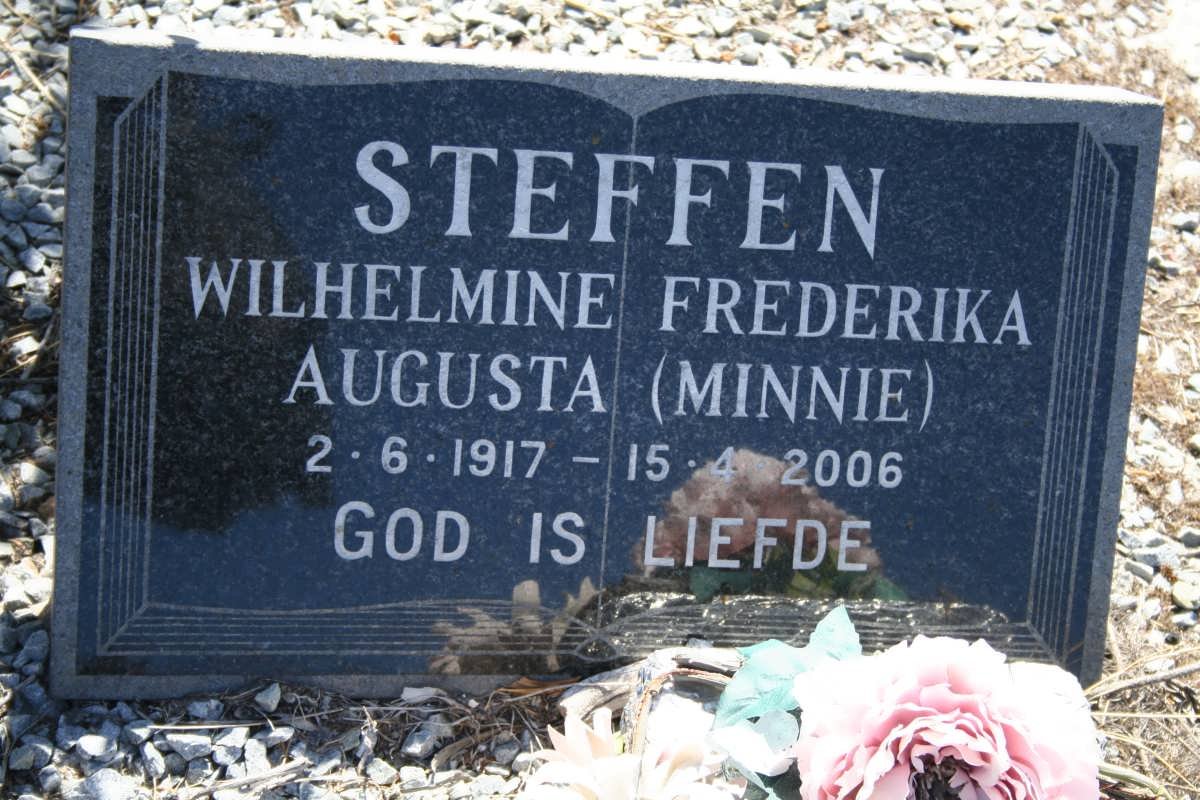 STEFFEN Wilhelmine Frederika Augusta 1917-2006