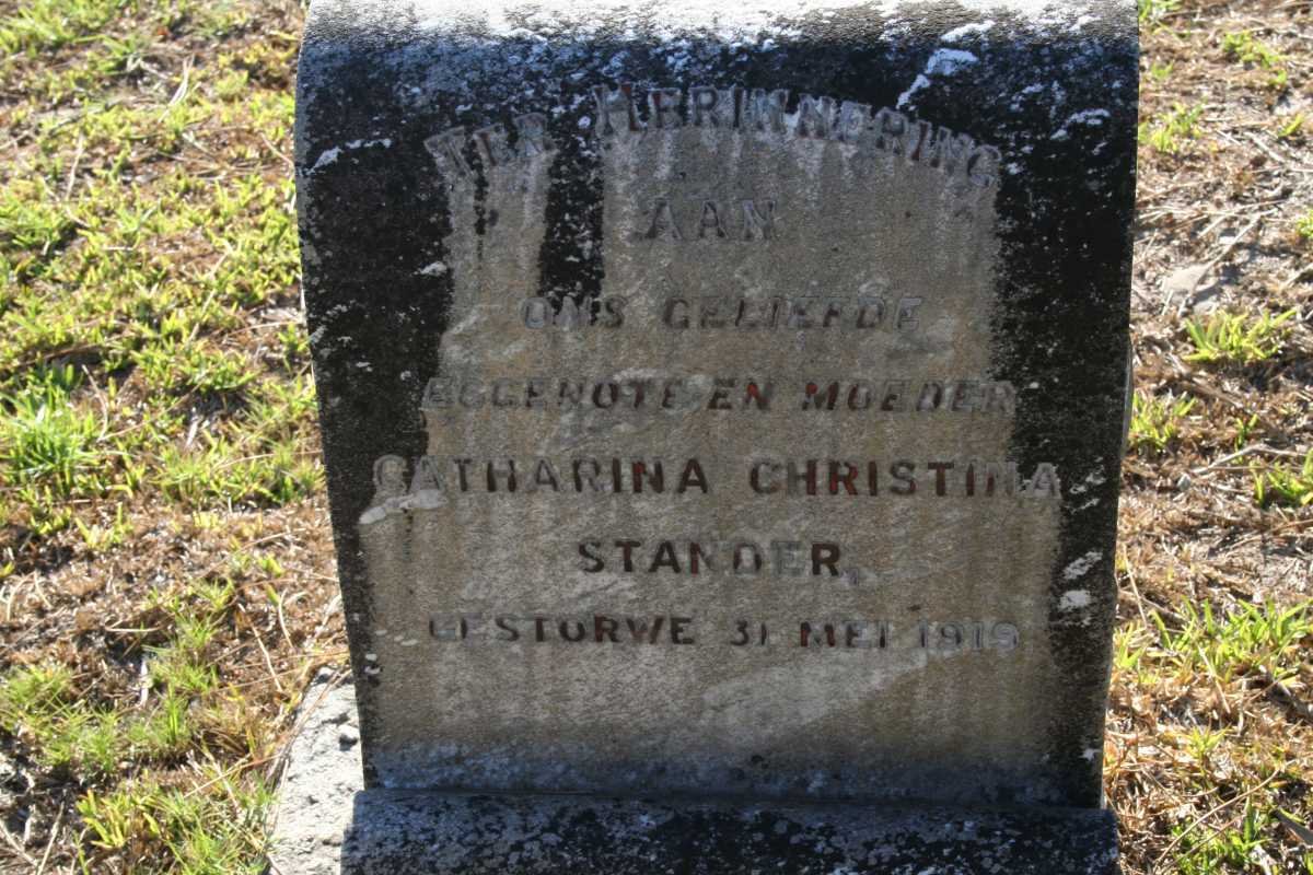 STANDER Catharina Christina -1919