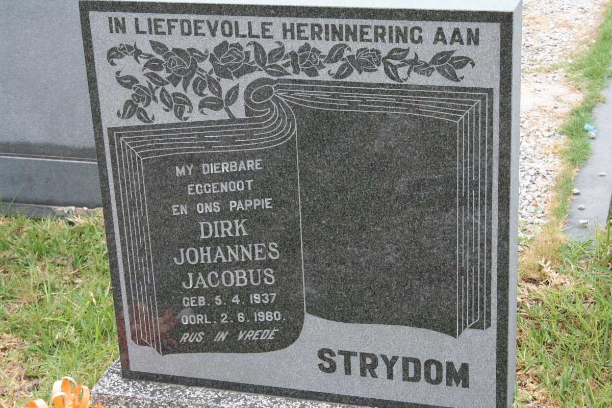 STRYDOM Dirk Johannes Jacobus 1937-1980