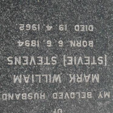 STEVENS Mark William 1894-1962