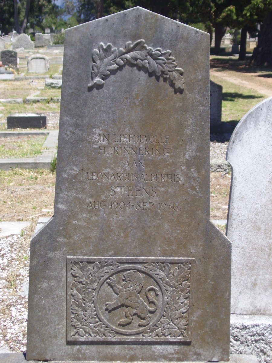 STEENS Leonardus Albertus 1904-1956