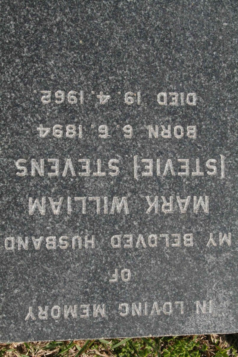 STEVENS Mark William 1894-1962