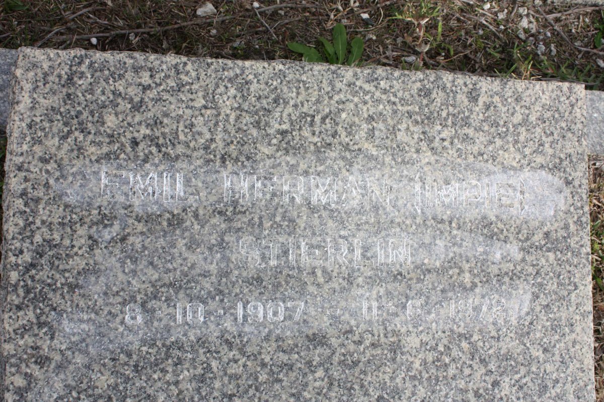 STIERLIN Emil Herman 1907-1972
