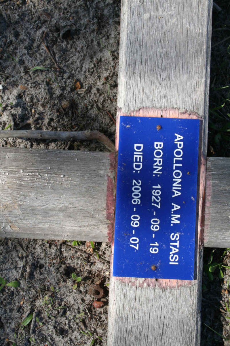STASI Apollonia A.M. 1927-2006