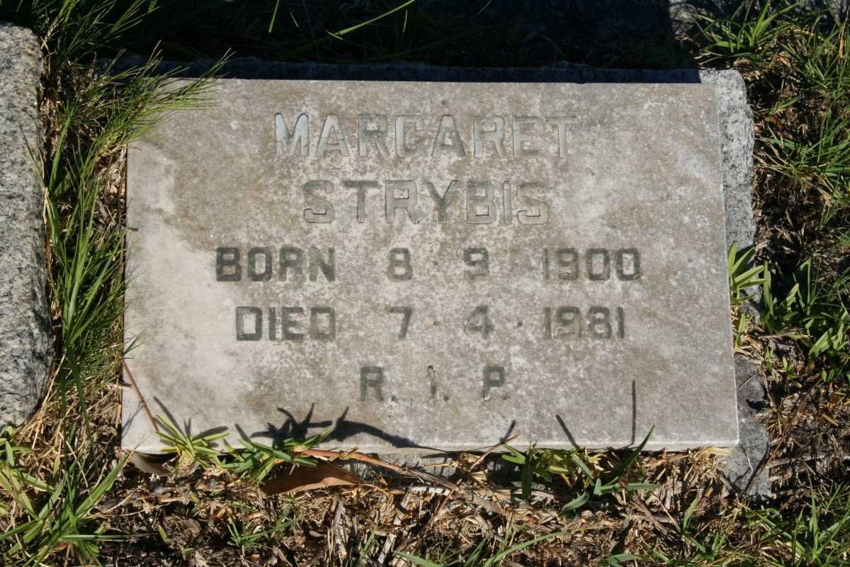 STRYBIS Margaret 1900-1981