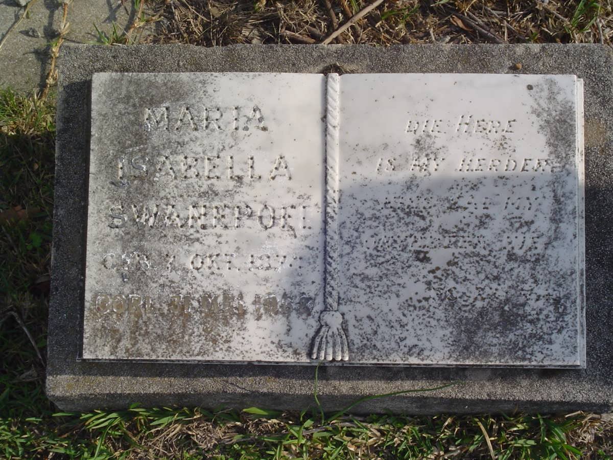 SWANEPOEL Maria Isabella 1874-196?