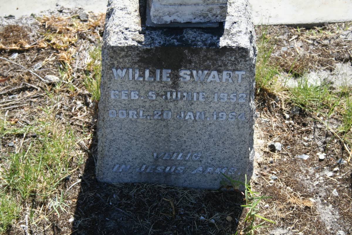 SWART Willie 1952-1954