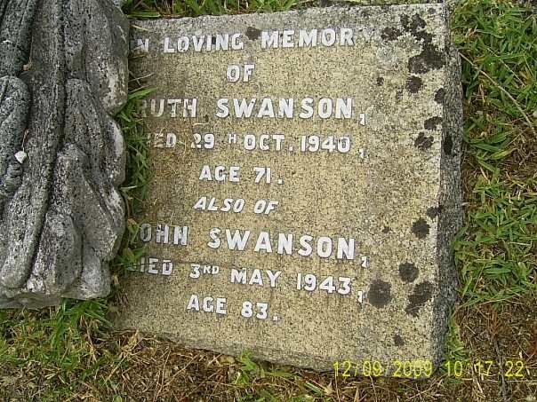 SWANSON John -1943 &amp; Ruth -1940