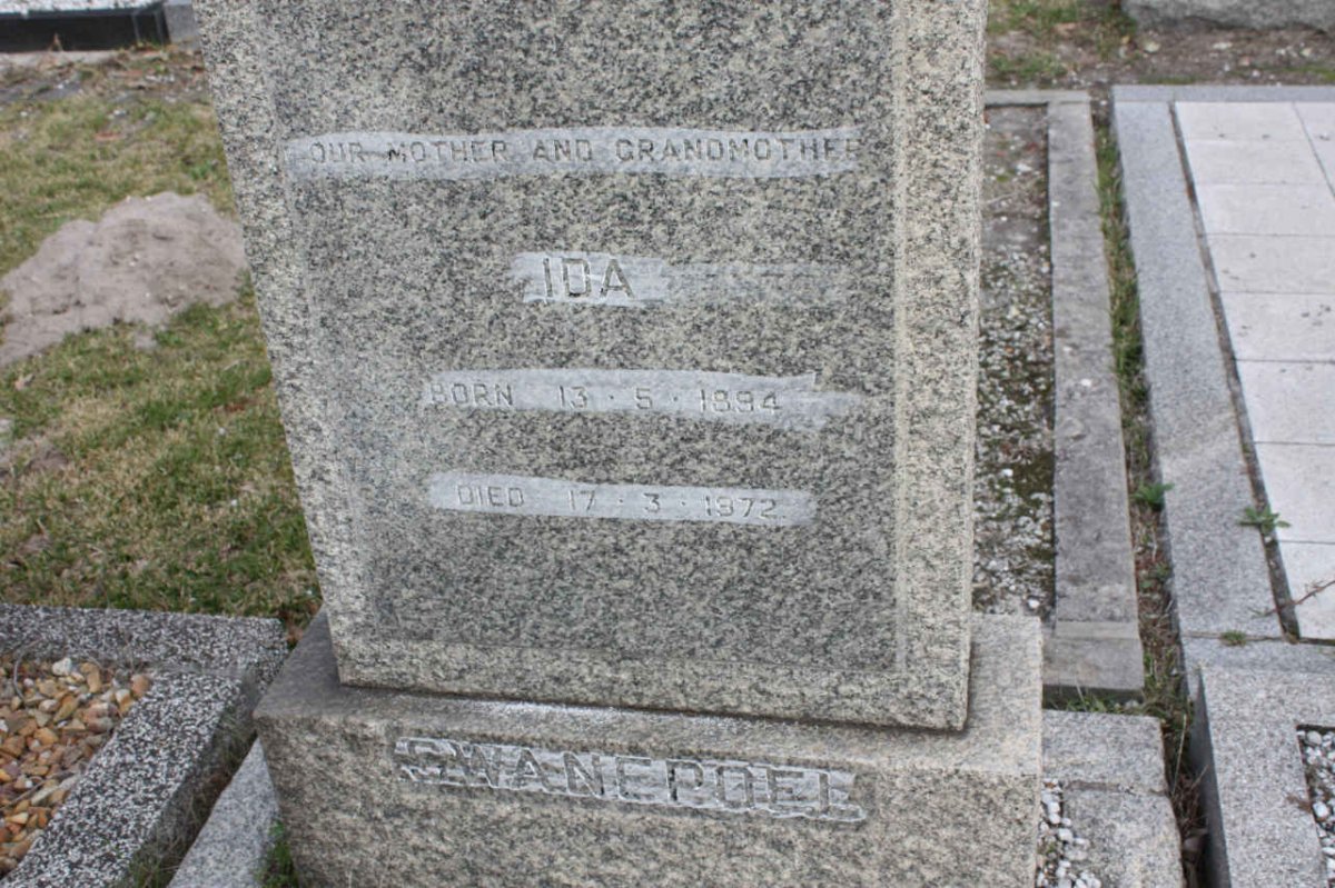 SWANEPOEL Ida 1894-1972