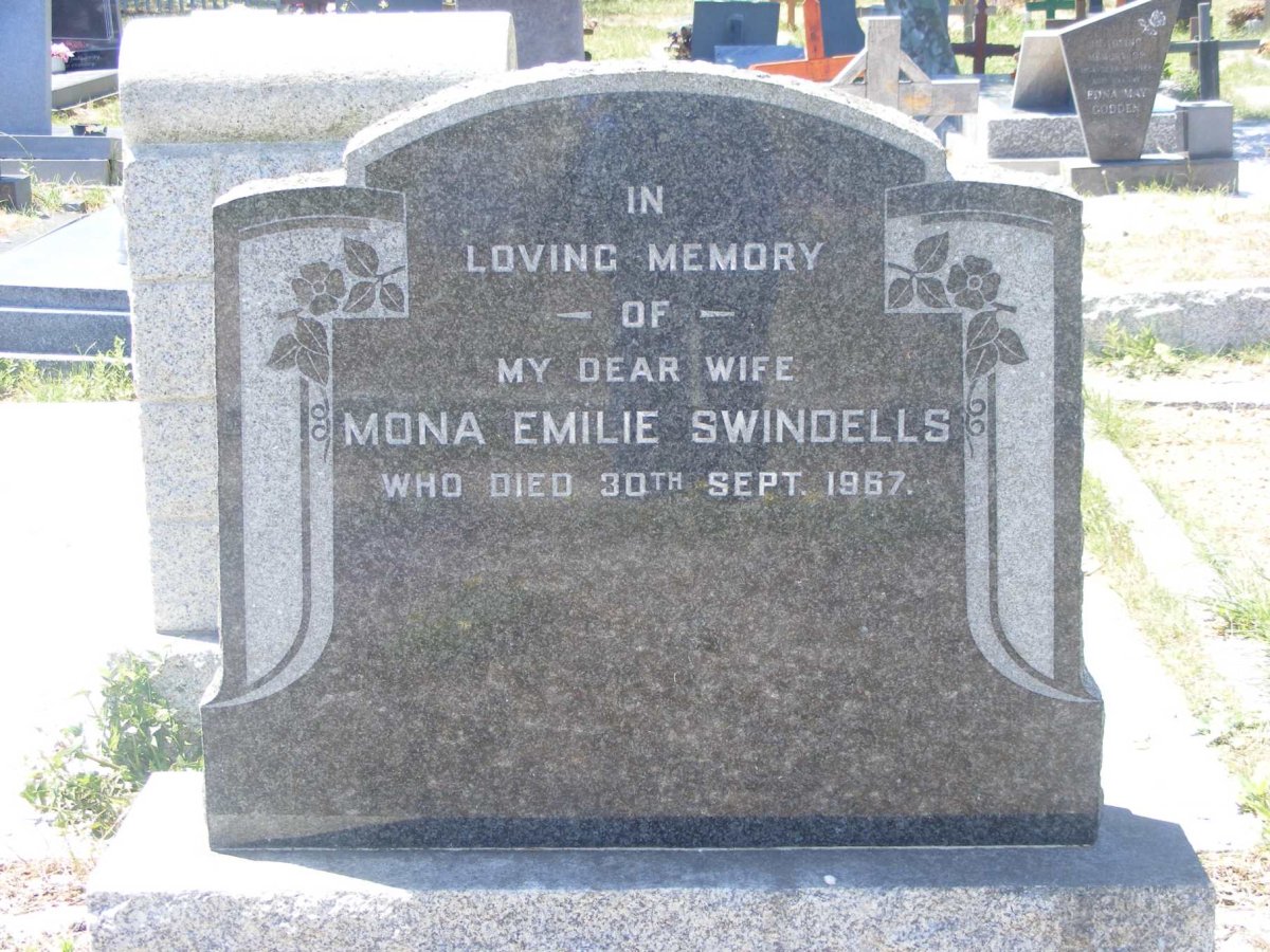 SWINDELLS Mona Emilie -1967