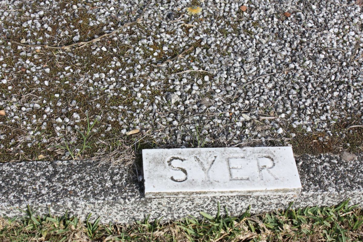 SYER Charles James 1899-1970 &amp; Susan KYNOCH 1901-1997