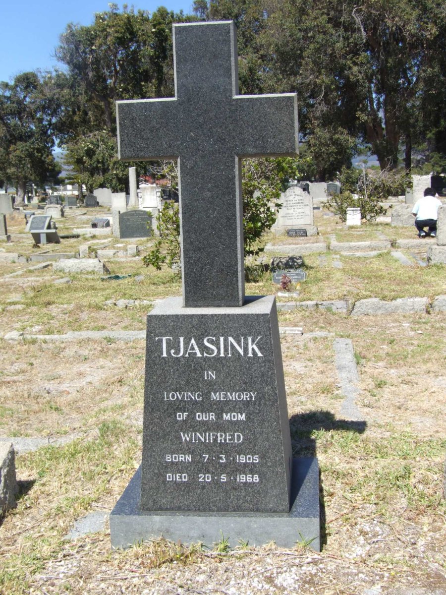 TJASINK Winifred 1905-1968