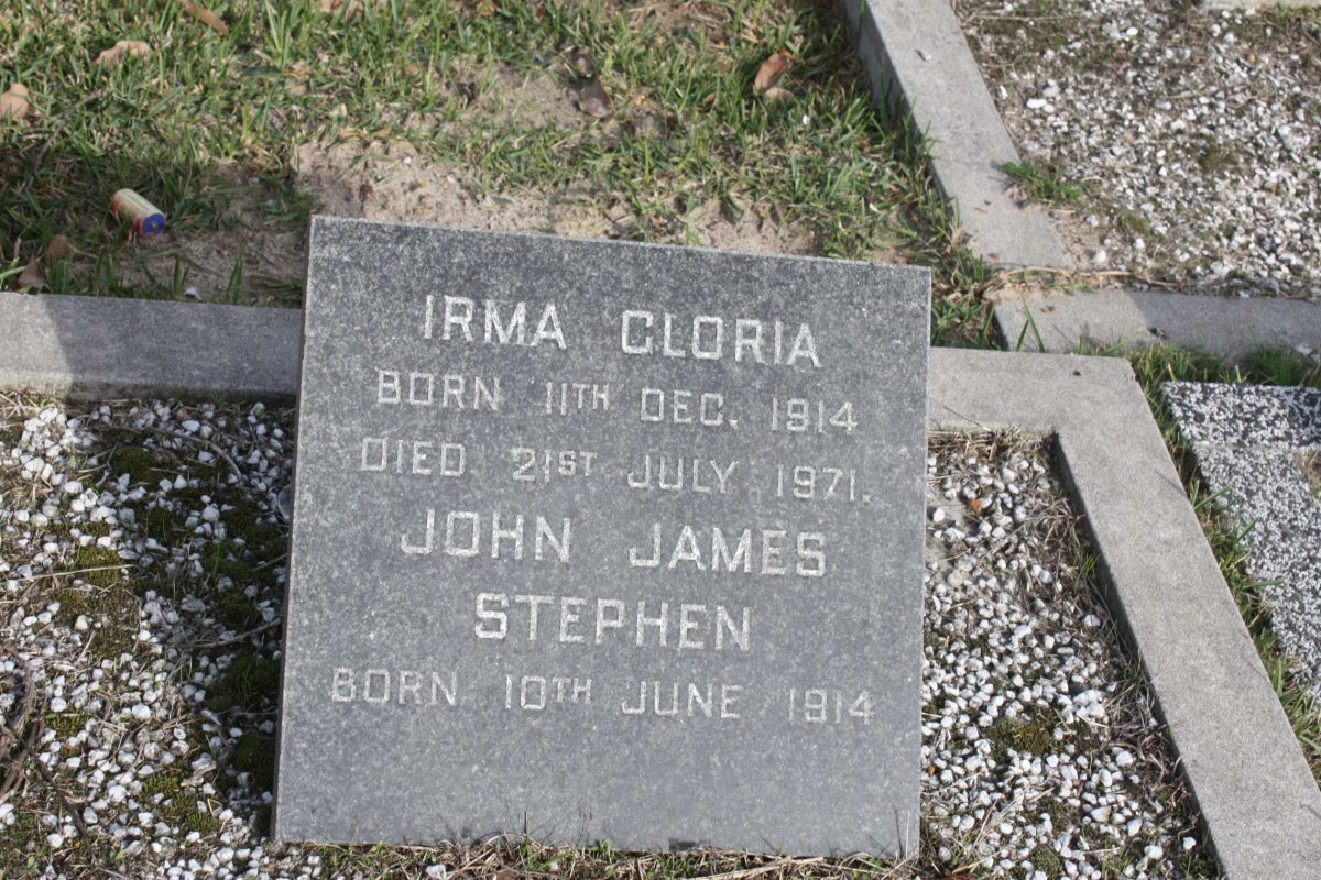 TERBLANCHE Johan James Stephen 1914- &amp; Irma Gloria 1914-1971