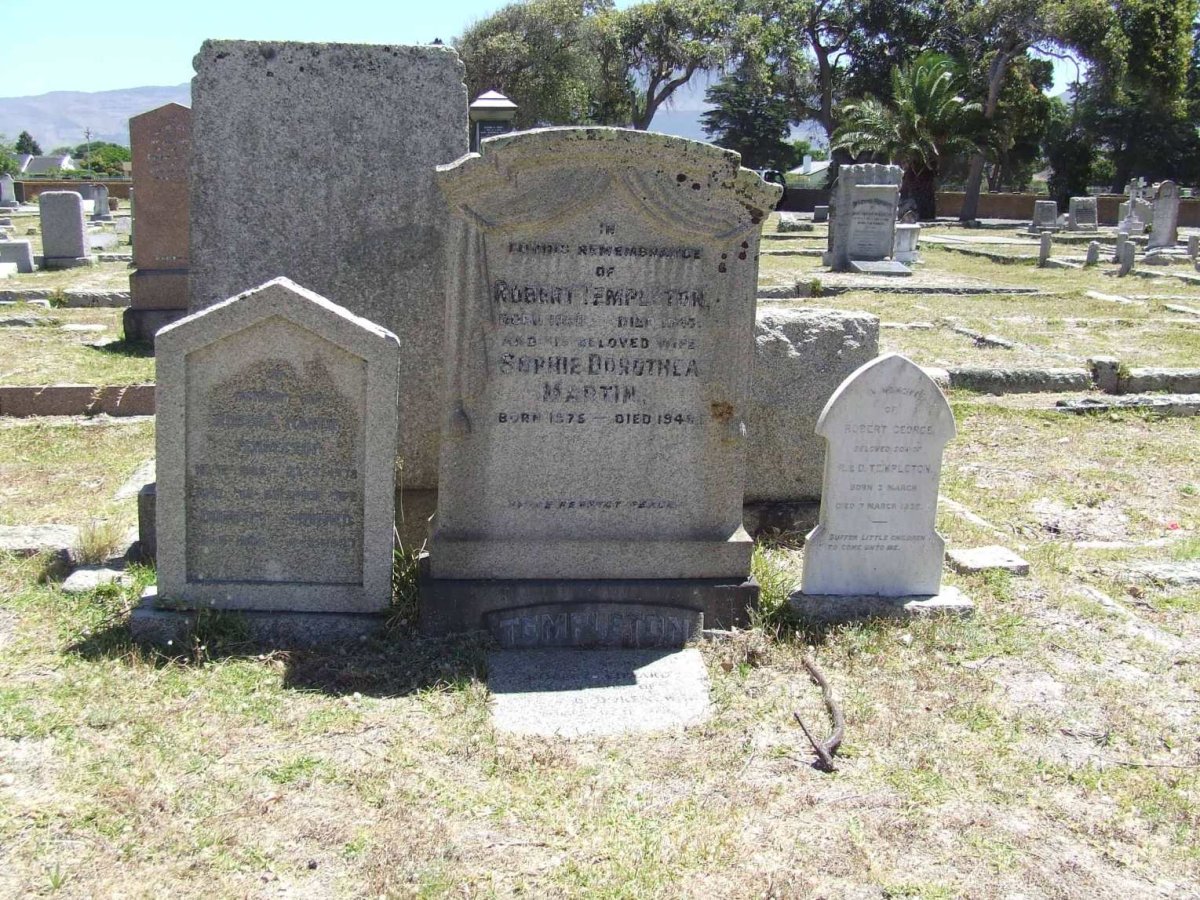 TEMPLETON Robert 1868-1948 &amp; Sophia Dorothea Martin 1875-1949 :: TEMPLETON Robert George 192?-192?