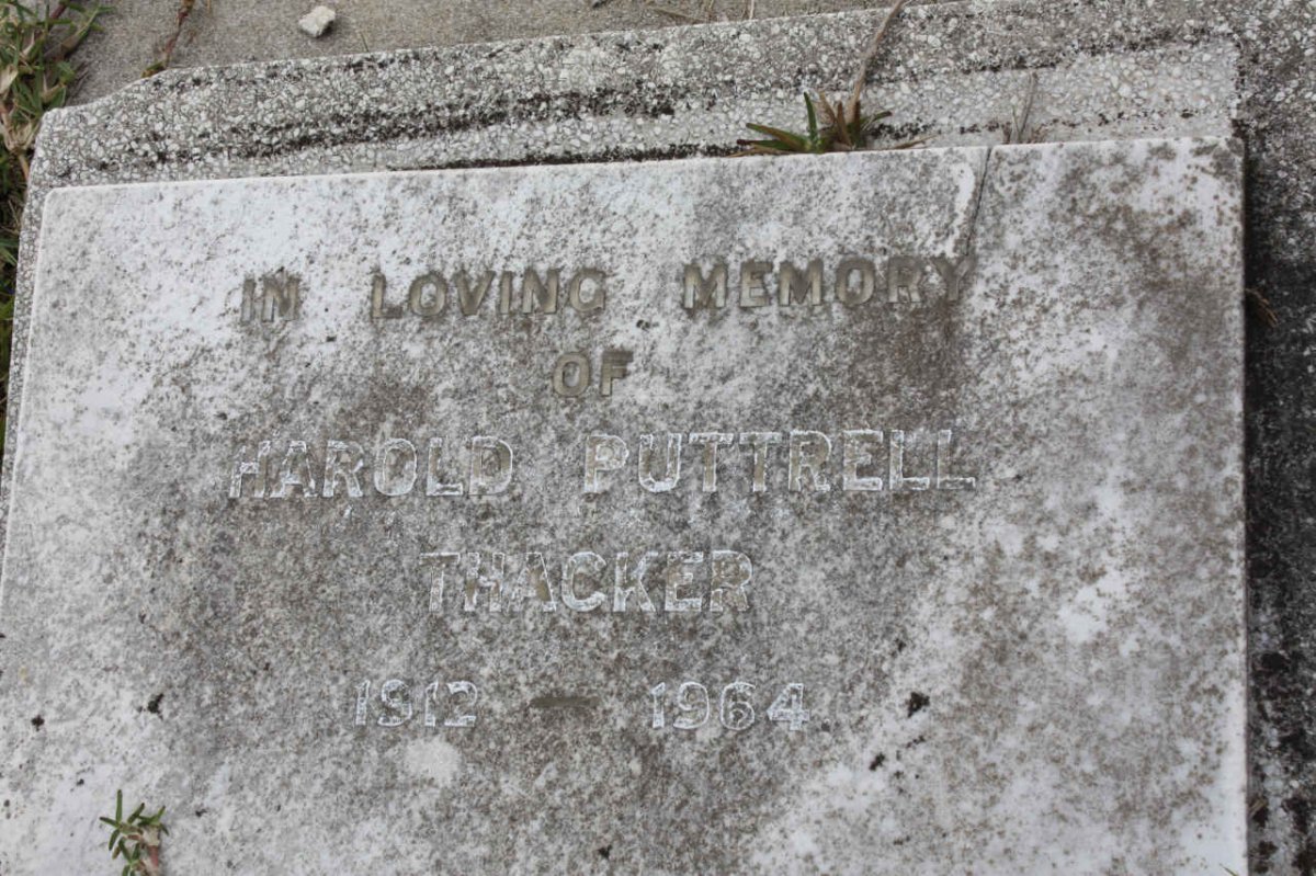 THACKER Harold Puttrell 1912-1964