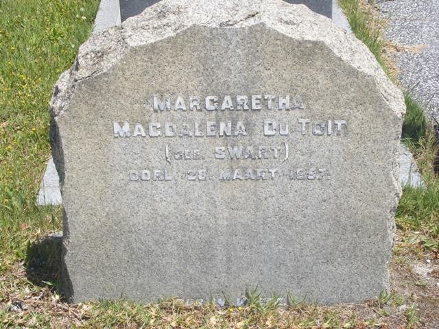 TOIT Margaretha Magdalena, du nee SWART -1957