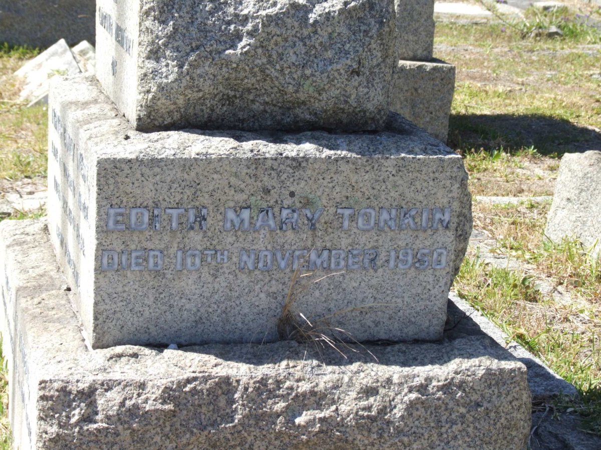 TONKIN Edith Mary -1950