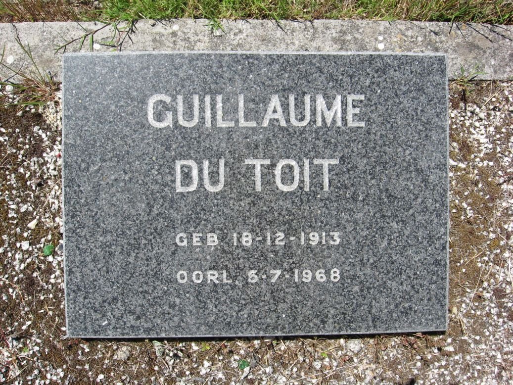 TOIT Guillaume, du 1913-1968