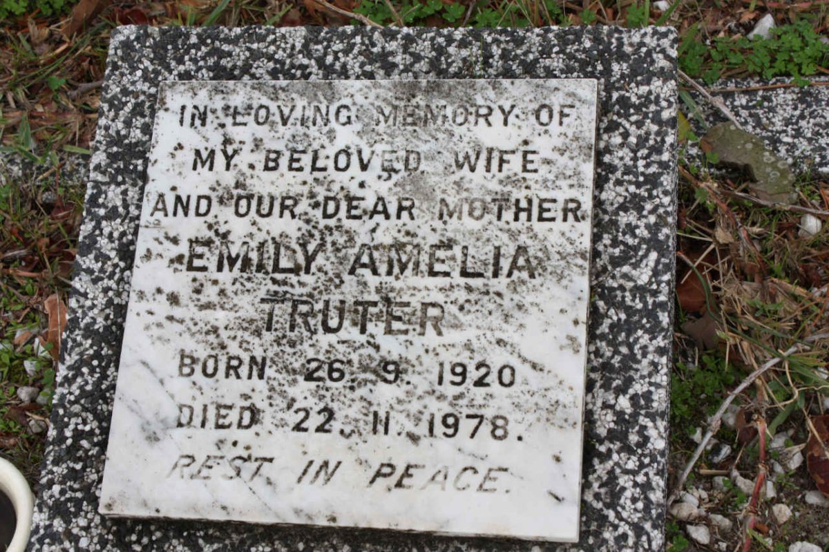 TRUTER Emily Amelia 1920-1978