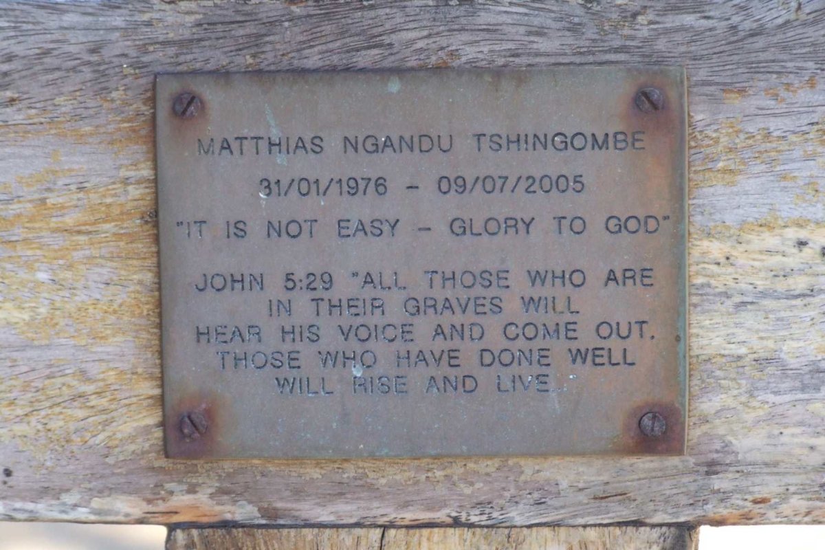 TSHINGOMBE Matthias Ngandu 1976-2005