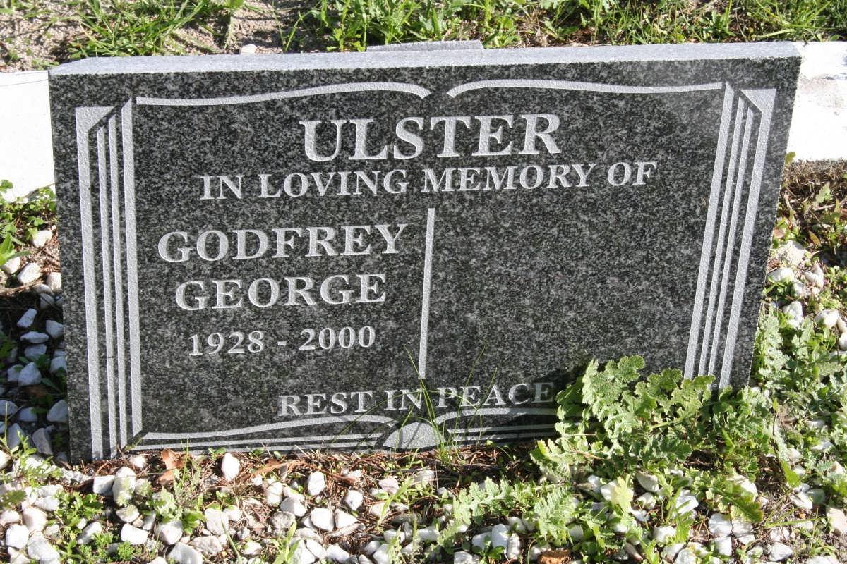 ULSTER Godfrey George 1928-2000
