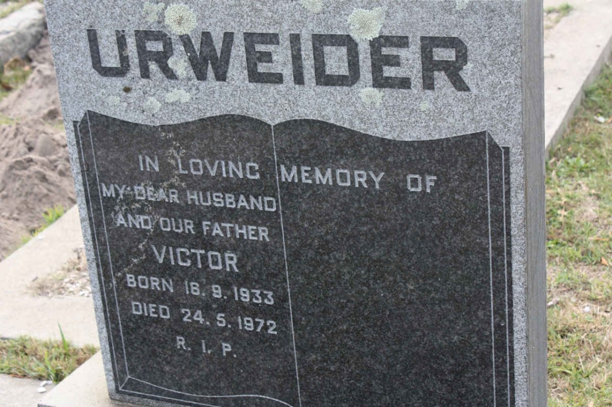 URWEIDER Victor 1933-1972