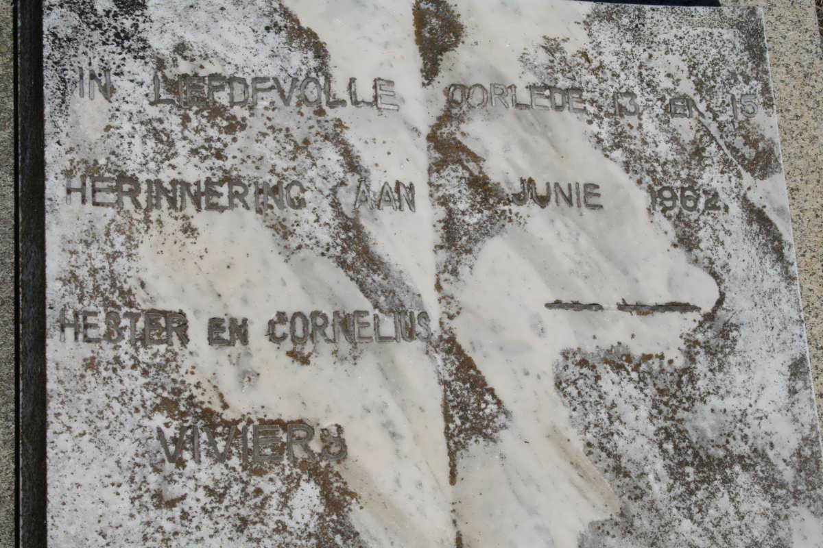 VIVIERS Cornelius -1962 &amp; Hester -1962