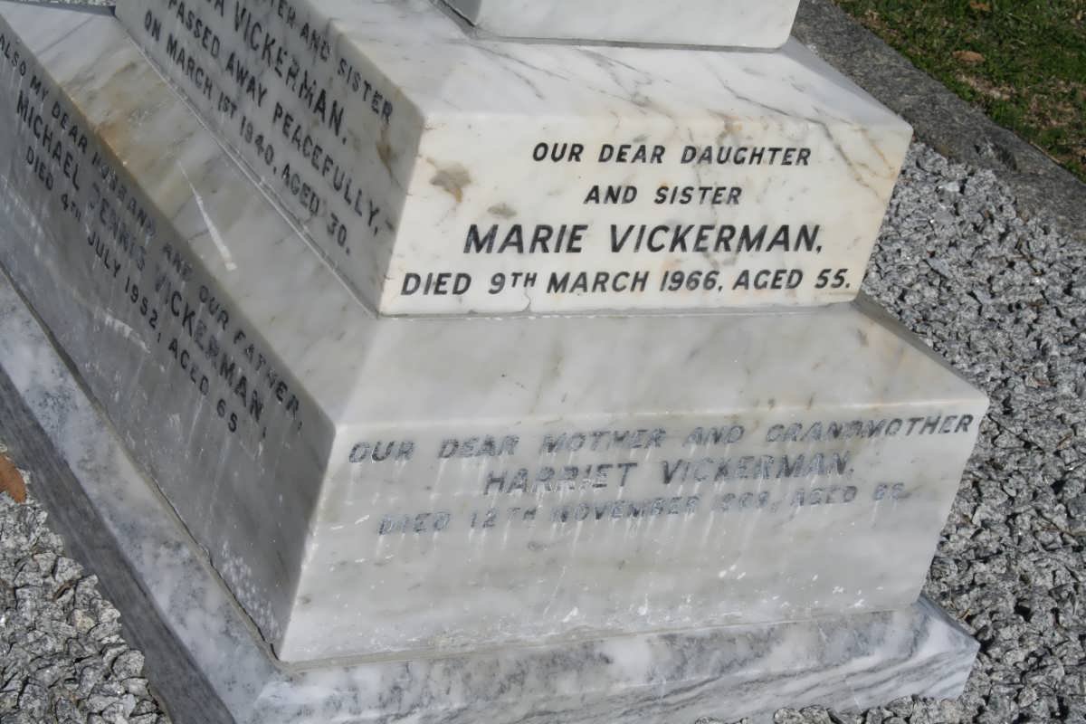 VICKERMAN Harriet ? VICKERMAN Marie -1966