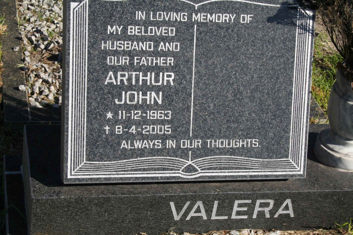 VALERA Arthur John 1963-2005